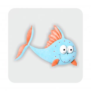 Wall clock Fish