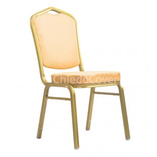 Chair Hit 25mm - gold, beige rhombus