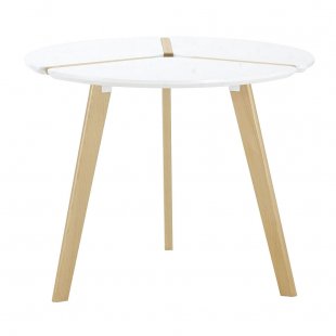Table Peony D90 white
