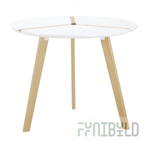 Table Peony D90 white