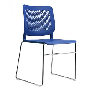 Plastic chair Malika on runners