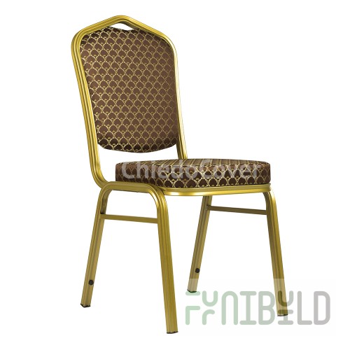 Chair Hit 25mm - gold, dark brown arsh
