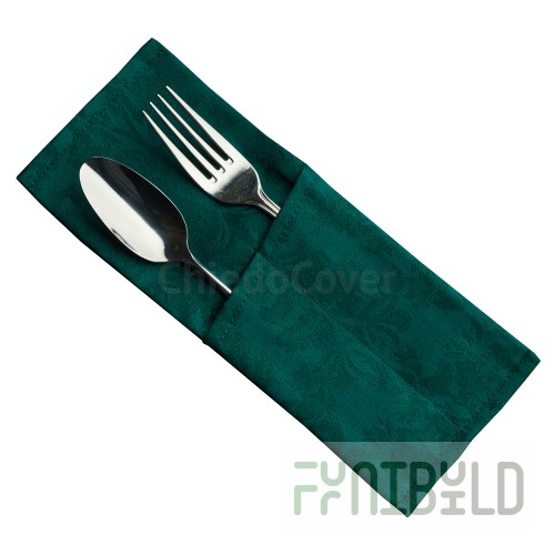Envelope for 2 devices Zhuravinka, emerald flower