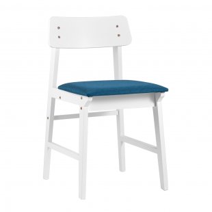 Chair ODEN WHITE blue