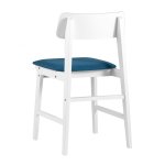 Chair ODEN WHITE blue Chair ODEN WHITE blue