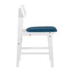 Chair ODEN WHITE blue Chair ODEN WHITE blue