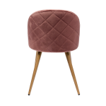 Chair Lyon, velveteen with diamonds, pink
