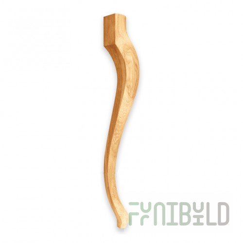 Wooden bent leg 40