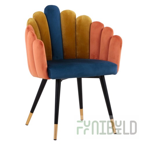 Armchair Camellia blue-green