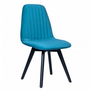 Kemi chair, turquoise velour