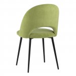 Chair Sophie velour matte green