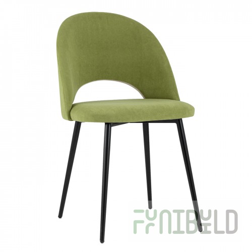 Chair Sophie velour matte green