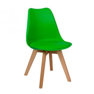 Eames W chair green