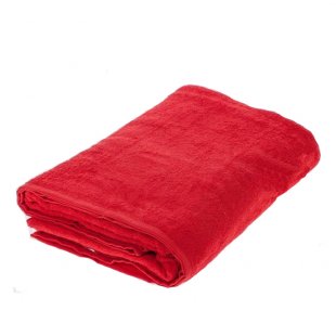 Red terry sheet