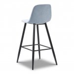 Bar stool Ankara blue/black