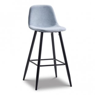 Bar stool Ankara blue/black