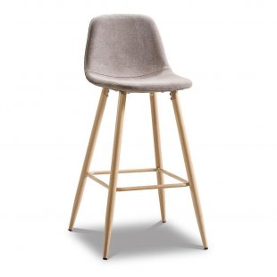 Bar stool Ankara beige/wood