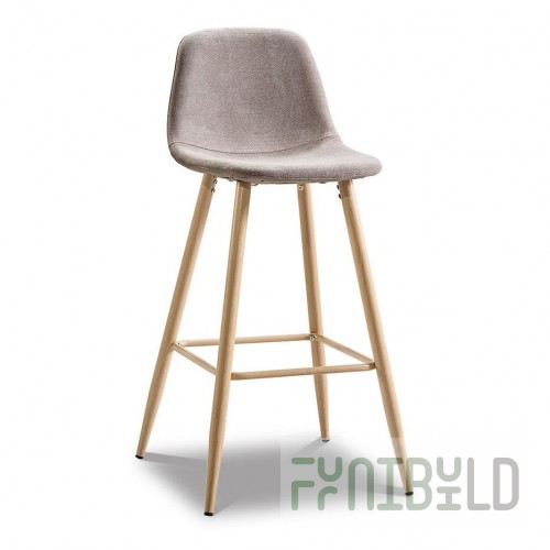 Bar stool Ankara beige/wood