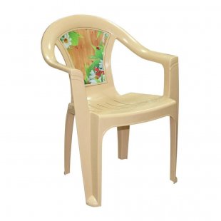 Plastic chair Summer day, beige