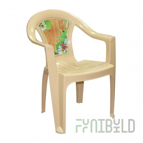 Plastic chair Summer day, beige