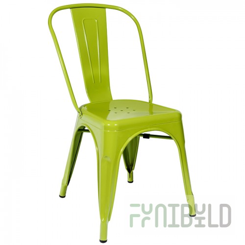 Chair Tolix Light green glossy