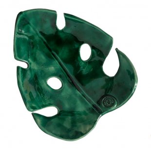 Plate Monstera Leaf