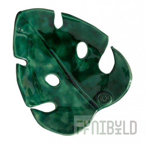 Plate Monstera Leaf