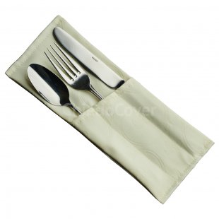 Covert for 3 devices Zhuravinka, champagne monogram