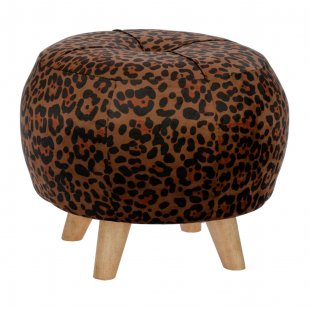 Pouf Rabat leopard