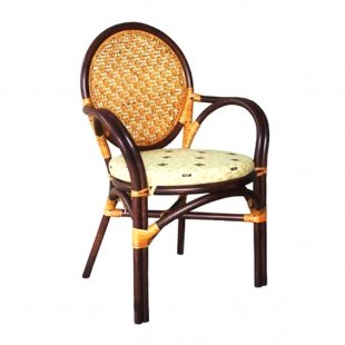 Chair with armrests Olga, with a pillow