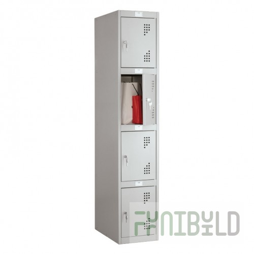 Metal wardrobe Nobilis 4 sections