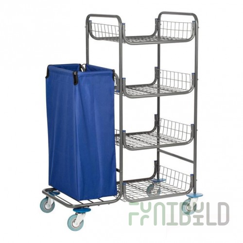 Trolley for transportation and storage of linen, TB 13.2