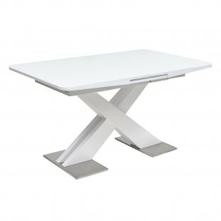 Conti table, white gloss