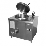 Cooking kettle with round cooking vessel KE-100Ts