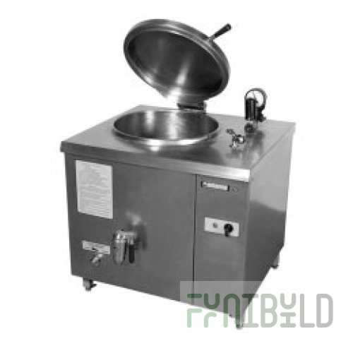 Cooking kettle with round cooking vessel KE-100Ts
