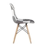 Eames Chair Patchwork Black and White Eames Chair Patchwork Black and White
