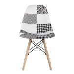 Eames Chair Patchwork Black and White Eames Chair Patchwork Black and White