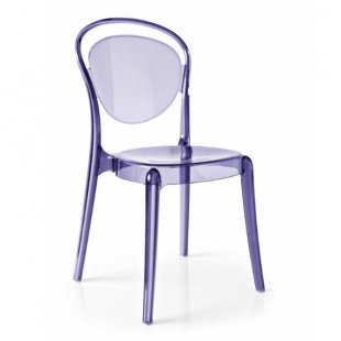 Parisian Chair Purple, Plastic