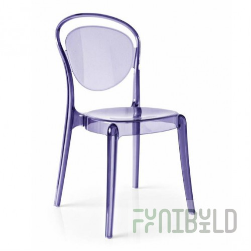 Parisian Chair Purple, Plastic