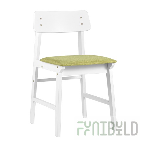 Chair ODEN WHITE olive