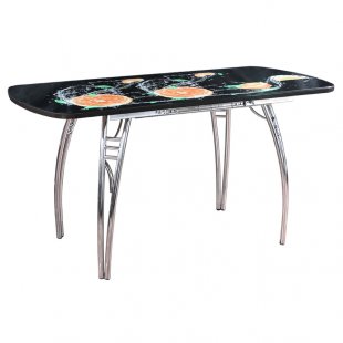 Dining table Fenz No. 3, extendable, with photo printing