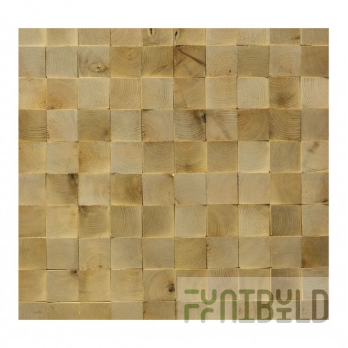 Wall panel Dublin, center punch, birch
