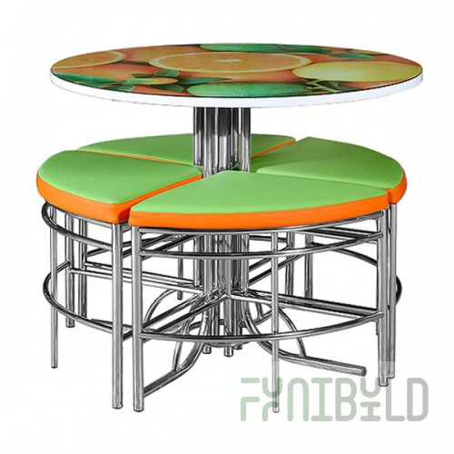 Dining set Assol, with photo printing