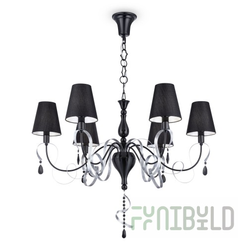 Chandelier Intreccio 6 black