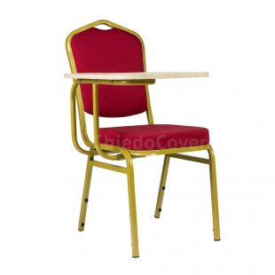 Chair Hit 20mm with music stand - gold, chenille red