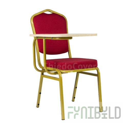 Chair Hit 20mm with music stand - gold, chenille red