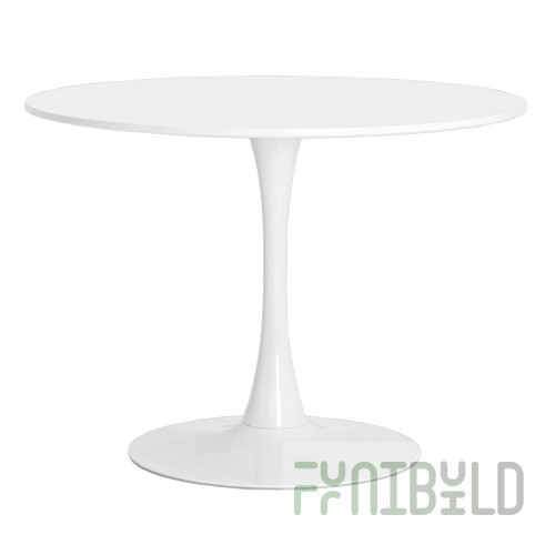 Table Tulip D100 white