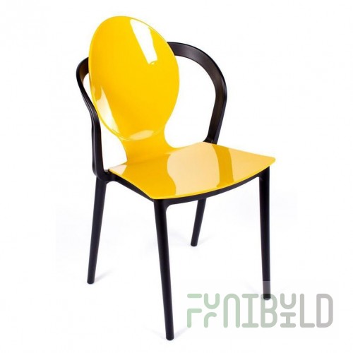 Spoon chair mustard