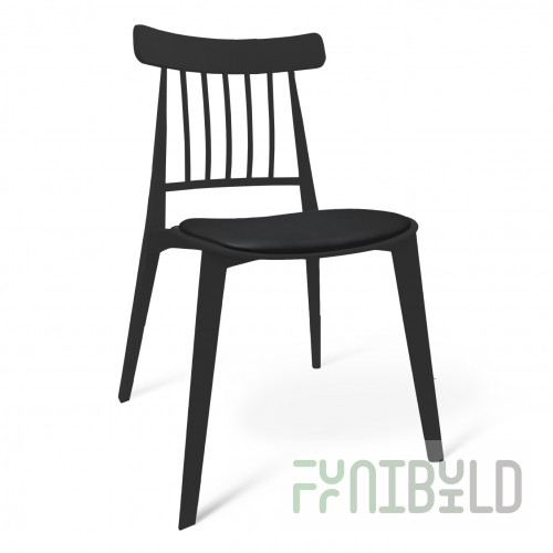 Cavalla chair black, black
