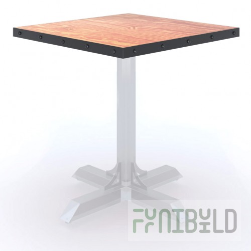 Loft tabletop Strip-Rivet 700x700